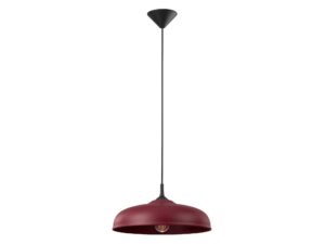 Miniaturka 7 - Lampa wisząca GIREA burgund na białym tle