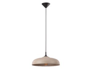 Miniaturka 7 - Lampa wisząca GIREA taupe na białym tle