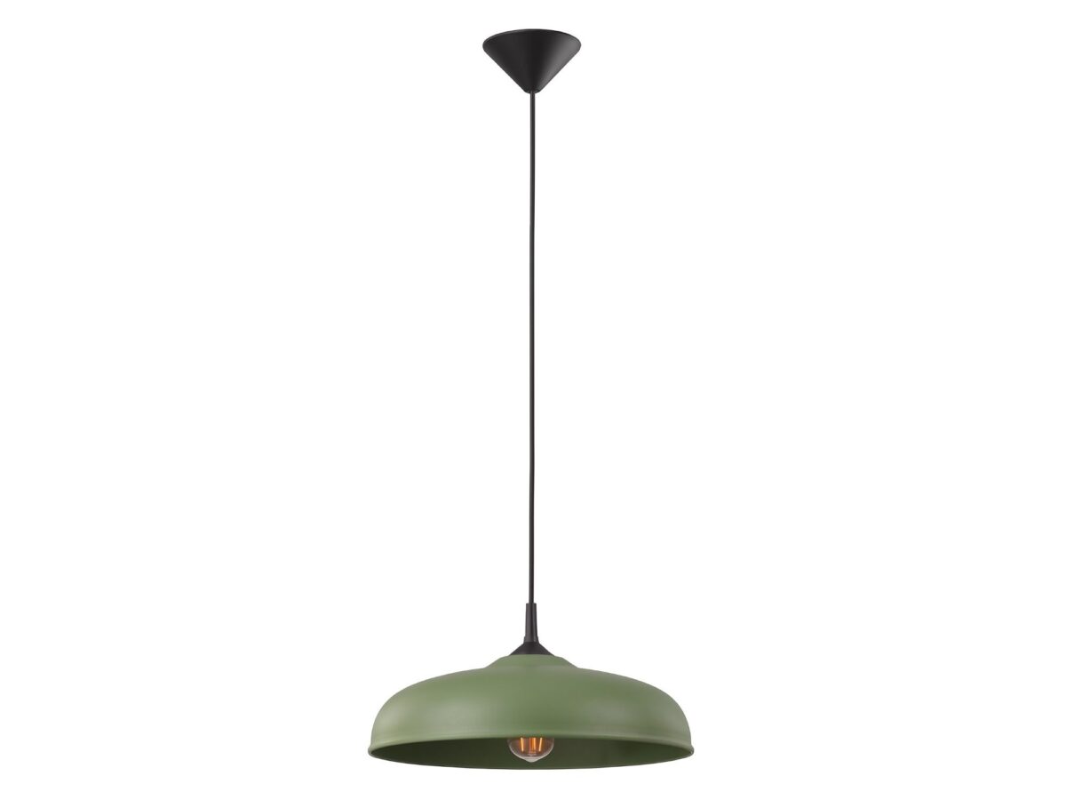 Lampa wisząca GIREA zielona oliwka