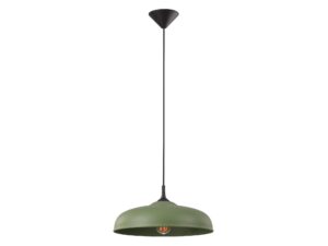 Miniaturka 7 - Lampa wisząca GIREA zielona oliwka na białym tle