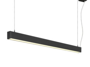 Miniaturka 3 - Lampa wisząca Glenos 2.0 czarna 120 cm, pełny widok