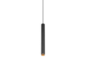 Miniaturka 1 - Lampa wisząca Grip! S czarno-złota, pełne zawieszenie i wpuszczana rozeta