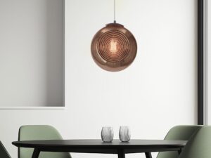 Miniaturka 1 - Lampa wisząca Helaveta w kolorze patyny w aranżacji wnętrza