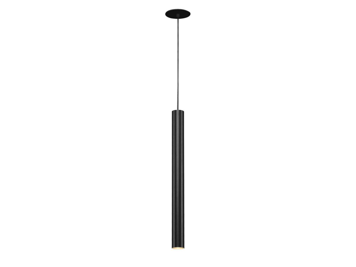 Lampa wisząca Helia 40 LED 9 W czarna, rozeta wpuszczana