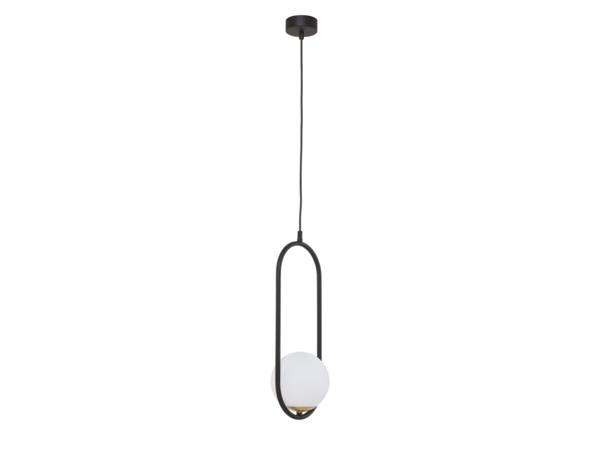 Lampa wisząca Igon 16 cm ze szklanym kloszem – E14