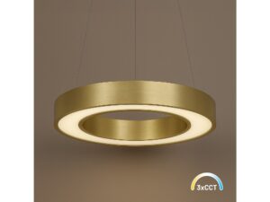Miniaturka 3 - Lampa wisząca LED Ilerena 40 W 40 cm z regulacją barwy – zdjęcie 4