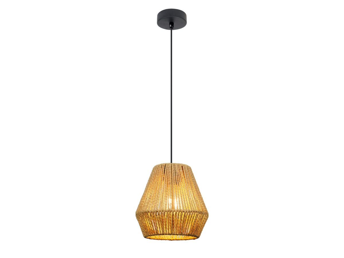 Lampa wisząca Isadira z papierowym abażurem E27