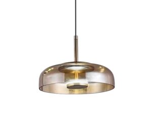 Miniaturka 4 - Lampa wisząca Isameta LED 6 W z kloszem szklanym 23 cm – zdjęcie 5