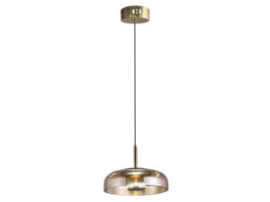 Miniaturka 3 - Lampa wisząca Isameta LED 6 W z kloszem szklanym 23 cm – zdjęcie 4