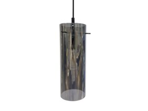 Miniaturka 1 - Lampa wisząca Isenio E27 czarna 10 cm pojedyncza – zdjęcie 2