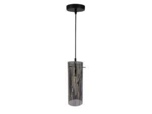 Miniaturka 4 - Lampa wisząca Isenio E27 czarna 10 cm pojedyncza