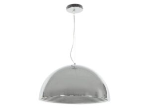 Miniaturka 3 - Lampa wisząca Isinira 30 cm chromowana z metalowym kloszem