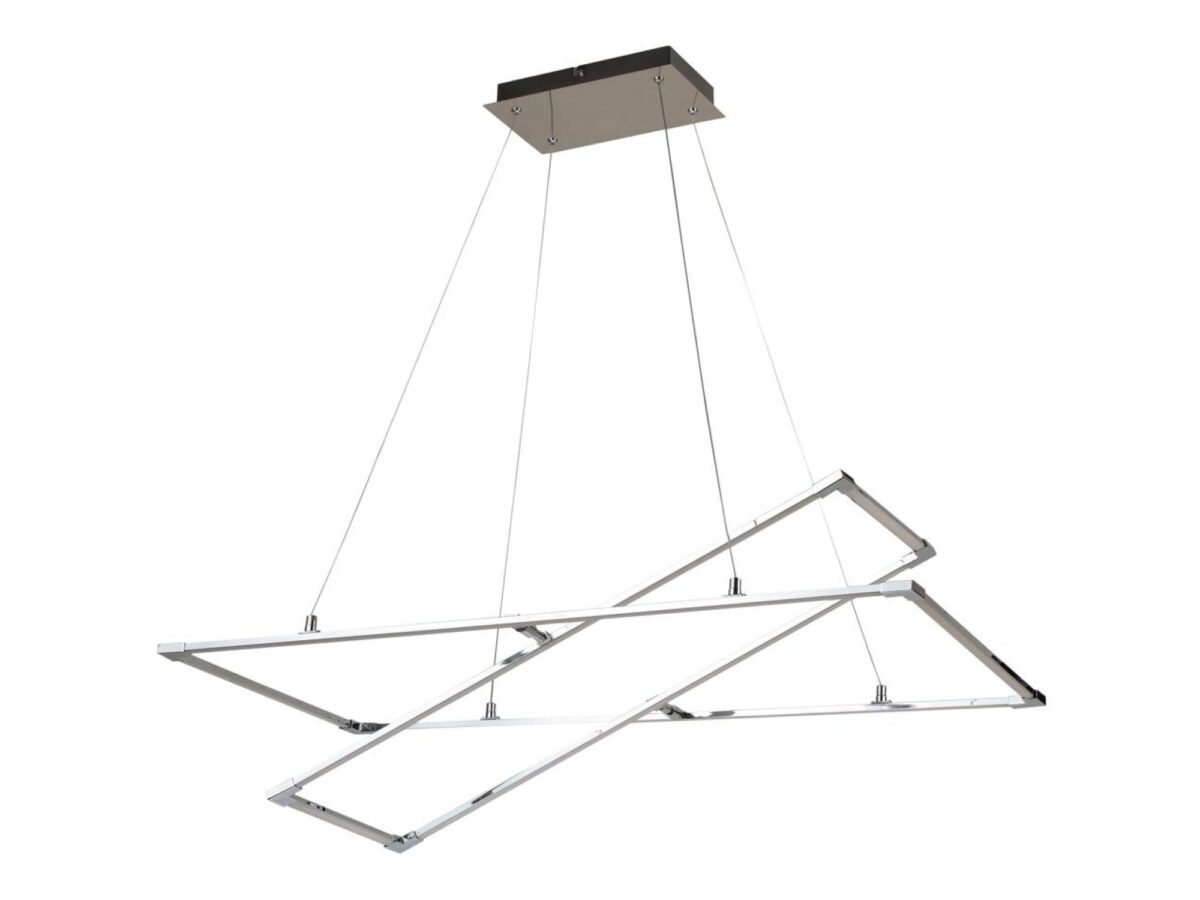 Lampa wisząca LED Kalirela 90 cm chrom 45 W