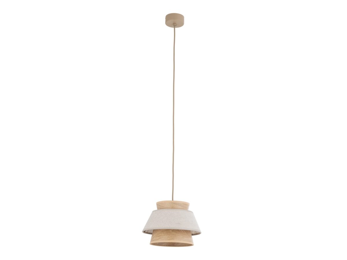 Lampa wisząca Kalum 1-punktowa z abażurem 24 cm