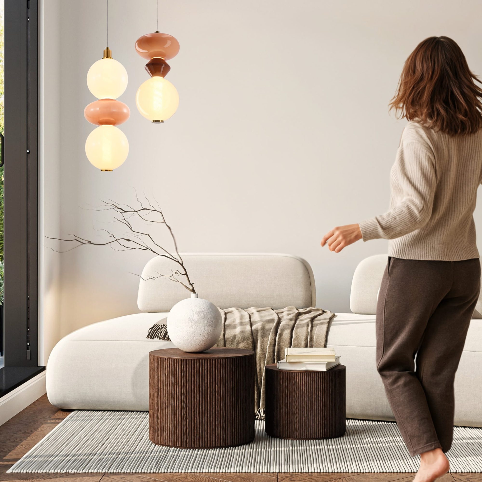 Zestawienie lamp Kamesina 10 W i 7 W sprzedawanych osobno w salonie
