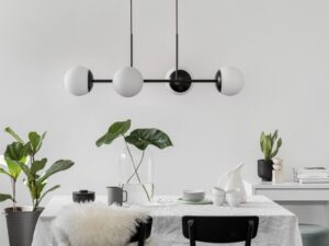 Miniaturka 6 - Lampa KOP E czarna – dodatkowe ujęcie czterech kloszy