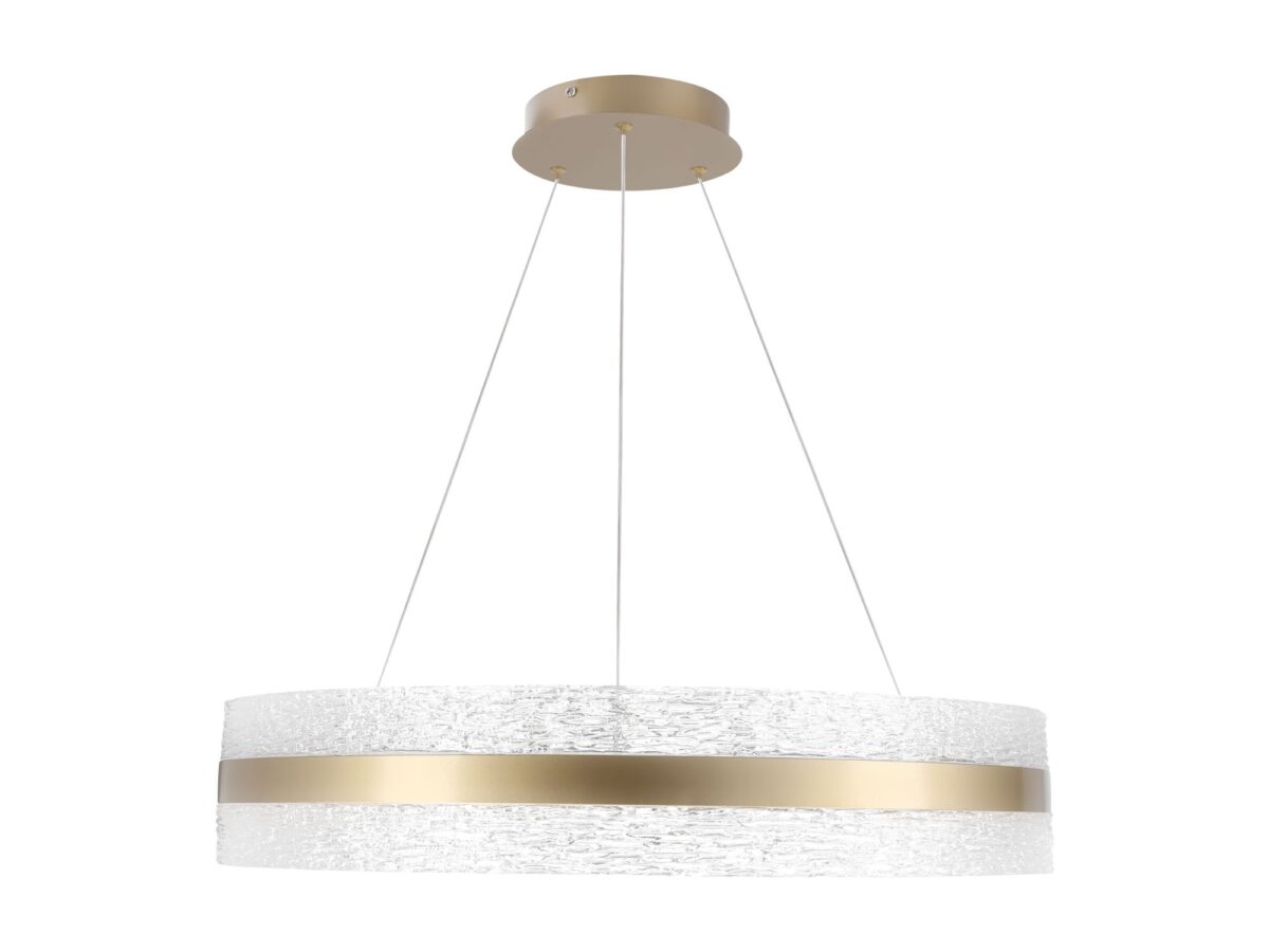 Lampa wisząca Korana LED 35 W 60 cm złota