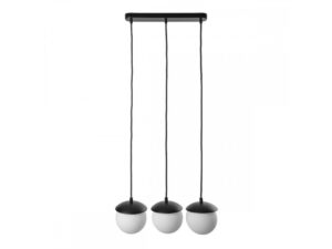 Miniaturka 5 - Rysunek wymiarowy lampy wiszącej KUUL A z trzema kloszami