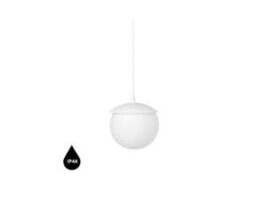 Miniaturka 3 - Biała lampa wisząca KUUL G IP44 z oznaczeniem szczelności