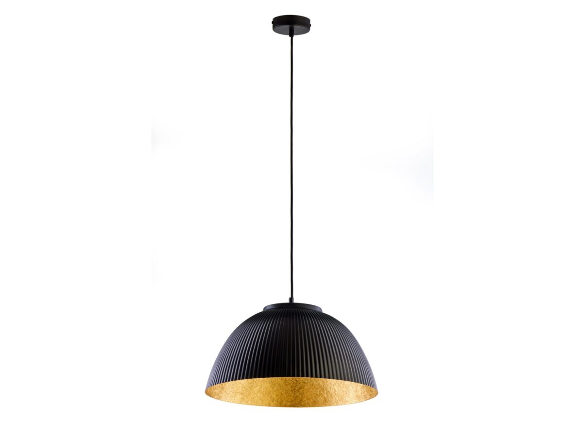 Lampa wisząca Lady z ryflowanym kloszem 44 cm