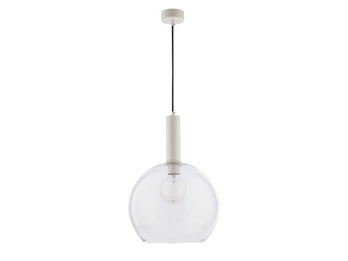 Lampa wisząca Laf z kulistym szklanym kloszem