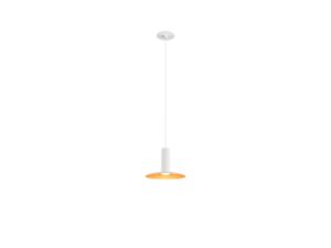 Miniaturka 4 - Baza LED Lalu biała w przykładowej kompozycji z abażurem