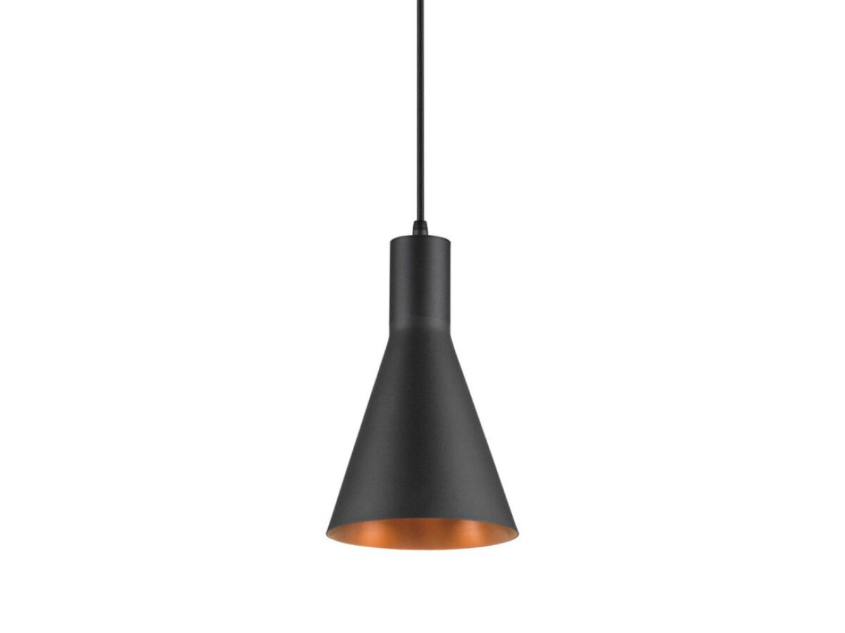 Lampa wisząca Lalu Set Cone 15 E27 czarna