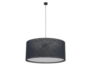 Miniaturka 1 - Czarna lampa wisząca Largo 3-punktowa na białym tle
