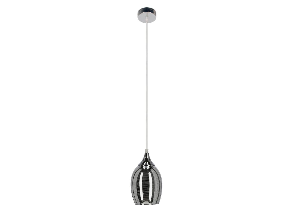 Lampa wisząca Larimano 14 cm z lustrzanym kloszem chrom