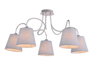 Miniaturka 3 - Lampa wisząca Larosira pięć abażurów dodatkowe ujęcie
