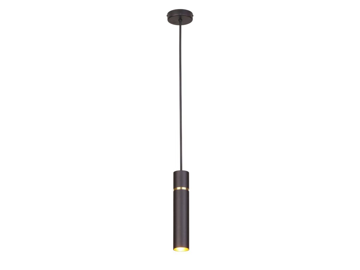 Lampa wisząca Larotino 1-punktowa E14 czarno-złota