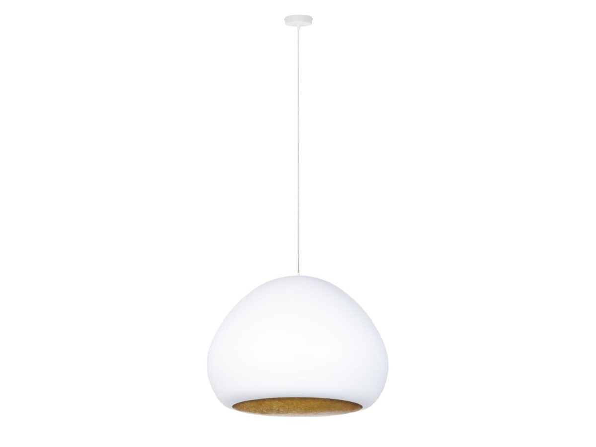 Lampa wisząca Lava 52 cm z kloszem z kompozytu mineralnego