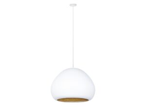Miniaturka 14 - Lampa wisząca Lava biało-złota na jasnym tle