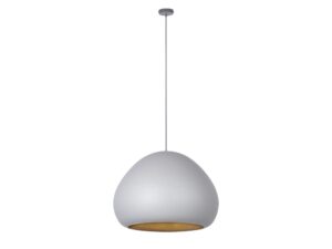 Miniaturka 4 - Lampa wisząca Lava szaro-złota na jasnym tle
