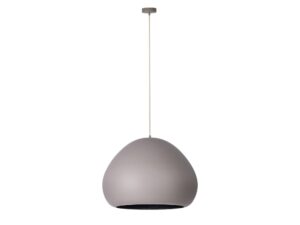 Miniaturka 7 - Lampa wisząca Lava taupe i czerń na jasnym tle