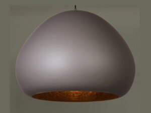 Miniaturka 13 - Lampa wisząca Lava taupe i czerń w drugim ujęciu