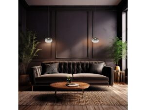 Miniaturka 9 - Lampa wisząca Lavatona 4 W przydymiony w aranżacji 2