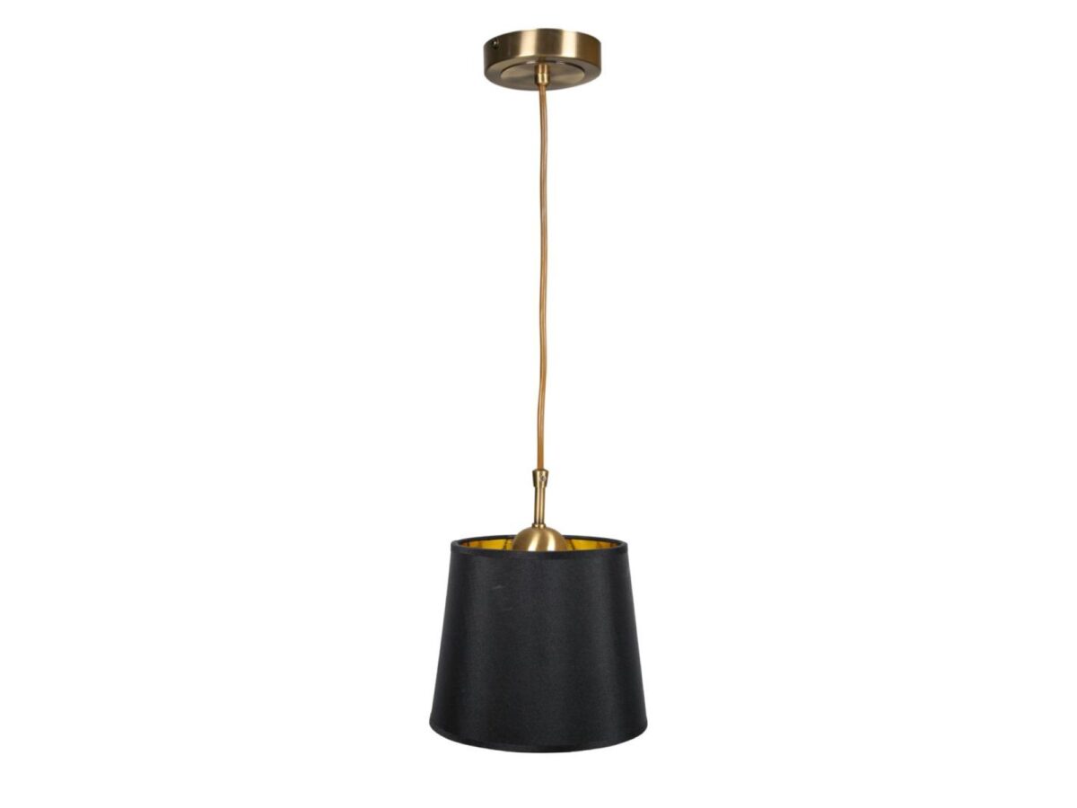 Lampa wisząca Lavonira czarna z patyną E27 25 cm