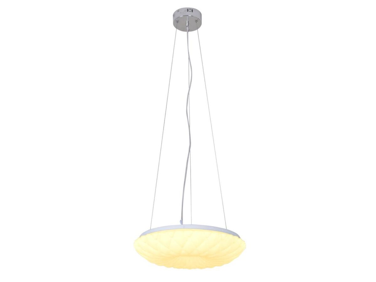 Lampa wisząca LED Corinira 38 cm z białym kloszem