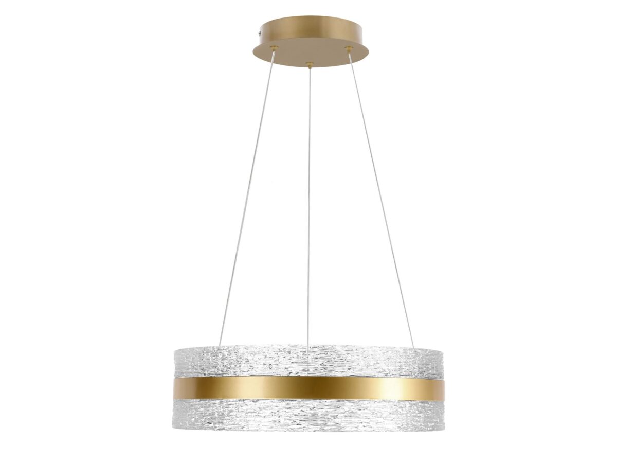 Lampa wisząca LED Korana złota 40 cm 24 W