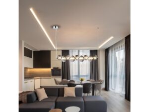 Miniaturka 3 - Lampa wisząca Ralosona 32 W chromowana – ujęcie 1