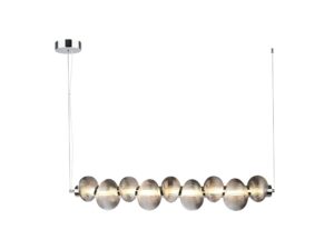 Miniaturka 1 - Lampa wisząca LED Ralosona 32 W chromowana na białym tle