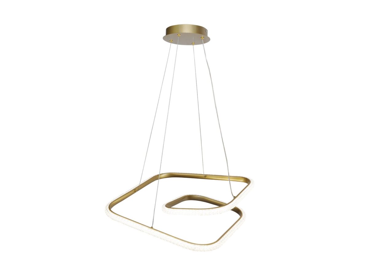 Lampa wisząca LED Selamino 48 cm złota