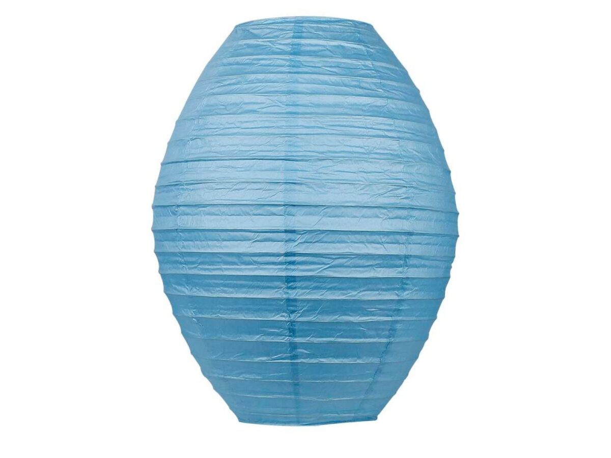 Lampa wisząca Levenira z papierowym kloszem 40 × 55 cm