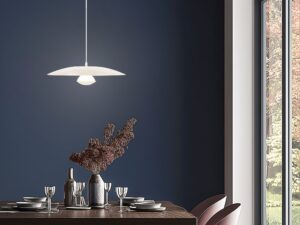 Miniaturka 2 - Biała lampa Levorio 34 cm w drugiej aranżacji