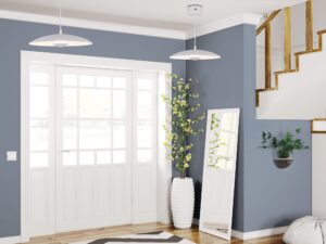 Miniaturka 1 - Lampa wisząca Levorio 34 cm w aranżacji wnętrza