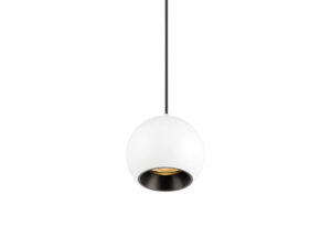 Miniaturka 3 - Lampa wisząca Light Eye 2.0 48 V biało-czarna, 3000 K, na białym tle