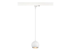 Miniaturka 1 - Biała lampa wisząca Light Eye 90 do szyny trójfazowej, pełna oprawa