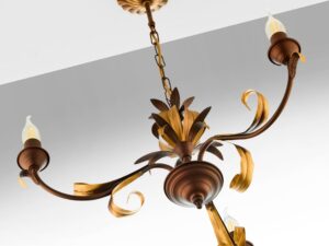 Miniaturka 3 - Lampa wisząca Lima – trzy ramiona i ozdobna rozeta od dołu