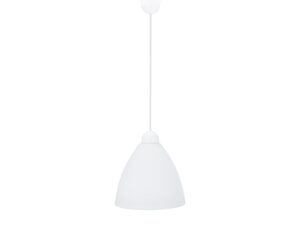 Miniaturka 4 - Lampa wisząca Lorovino z białym stożkowym kloszem na jasnym tle